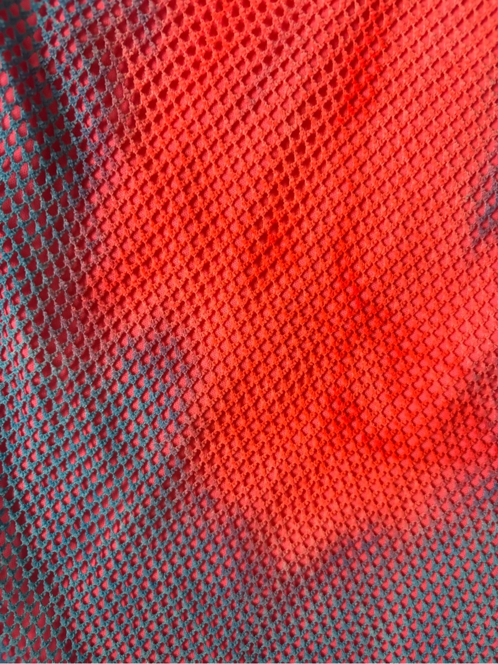 Tie-Dye Fish Net  Mesh Tube Dress in Pink & Purple - Picture 3 of 3